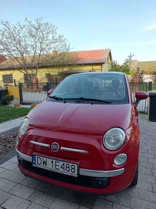 Fiat 500 cena 18500 przebieg: 175125, rok produkcji 2009 z Wrocław małe 46